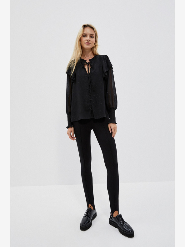 Moodo Pantaloni de damă negri Moodo