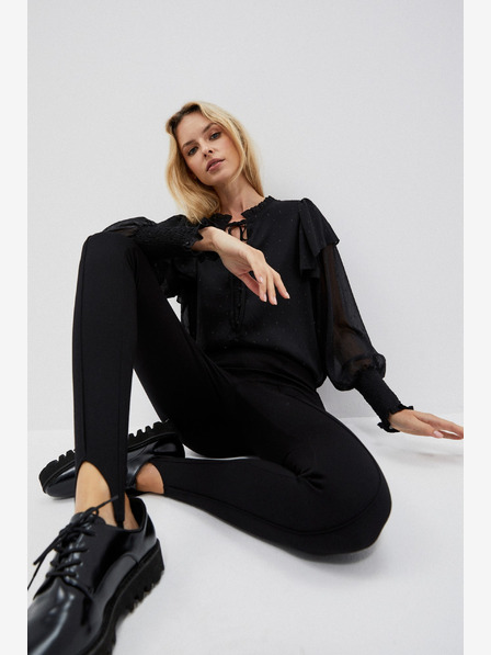 Moodo Pantaloni de damă negri Moodo