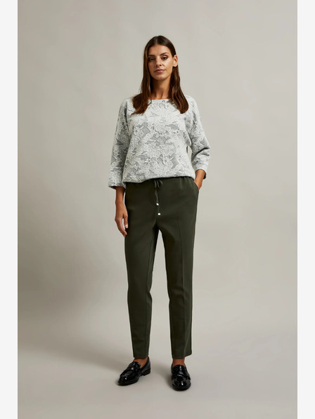 Moodo Pantaloni de damă Moodo verde închis