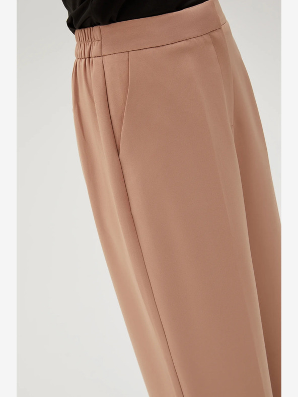 Moodo Pantaloni pentru femei maro Moodo