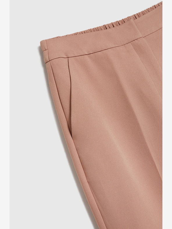 Moodo Pantaloni pentru femei maro Moodo