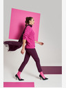 Moodo Pantaloni Burgundy pentru femei Moodo