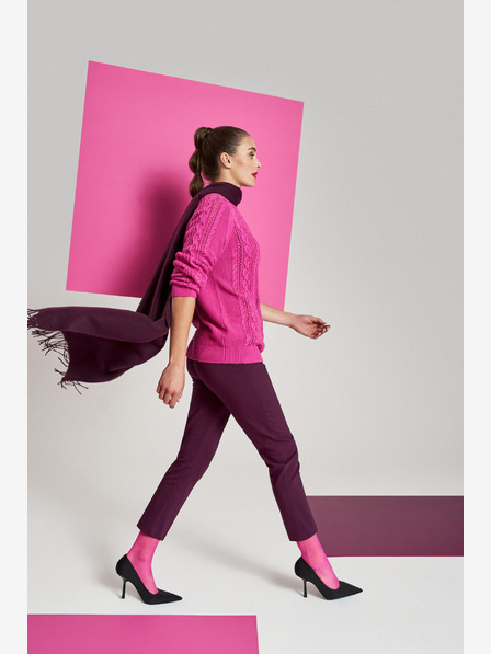 Moodo Pantaloni Burgundy pentru femei Moodo