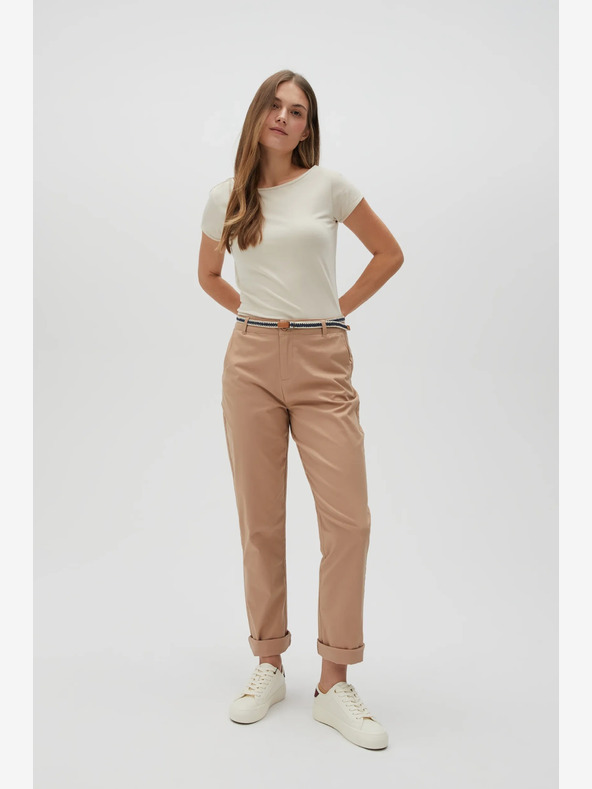 Moodo Pantaloni pentru femei Moodo Beige