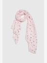Moodo Eșarfă cu model pentru femei roz deschis Moodo
