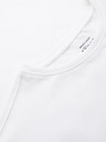 Ombre Clothing Tricou cu mânecă lungă SLIM FIT pentru bărbați, cu elastan și imprimeu alb Îmbrăcăminte Ombre