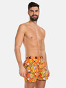 Styx Pantaloni scurți de somn cu model Styx galben și portocaliu pentru bărbați Albine