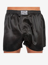 Styx Pantaloni scurți din satin Styx pentru bărbați, negri
