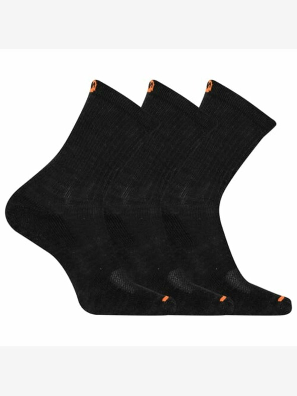 Merrell Șosete Merrell MEA33564C3B2 BLACK CUSHIONED COTTON CREW