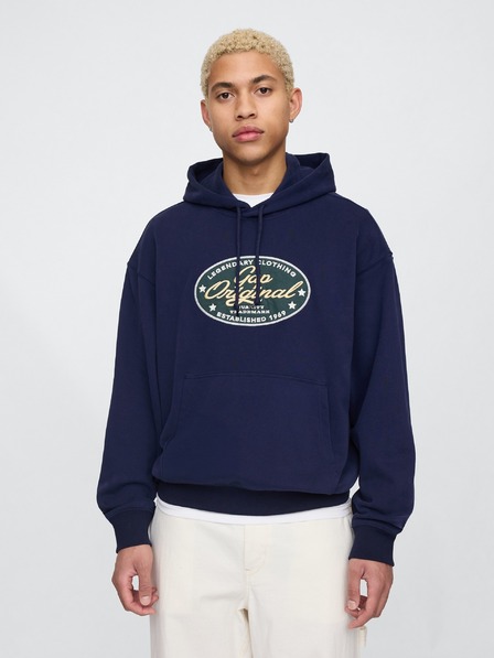 GAP Hanorac oversize cu logo Americana GAP