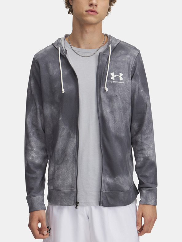 Under Armour Hanorac pentru bărbați Under Armour UA Rival Terry AOP FZ Q1