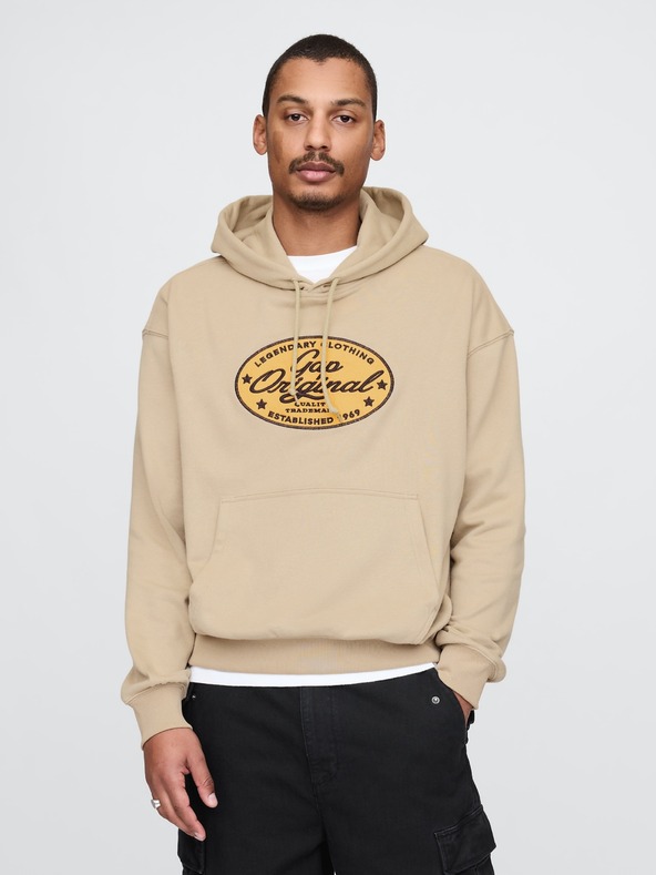 GAP Hanorac oversize cu logo Americana GAP