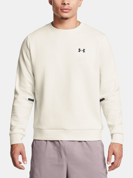 Under Armour Bărbați Under Armour UA Unstoppable Flc Crew Sweatshirt EU-WHT