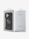 Guess Guess PU 4G Metal Logo Back Cover pentru iPhone 16 gri