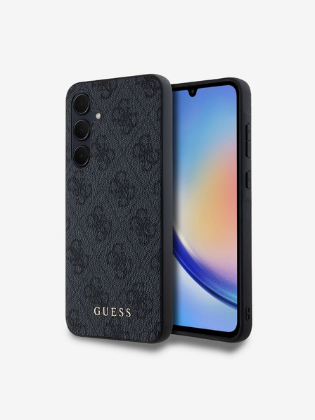 Guess Guess 4G Back Cover pentru Samsung Galaxy A35 5G Gri
