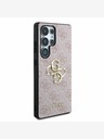 Guess Guess PU 4G Metal Logo Back Cover pentru Samsung Galaxy S25 Ultra Pink