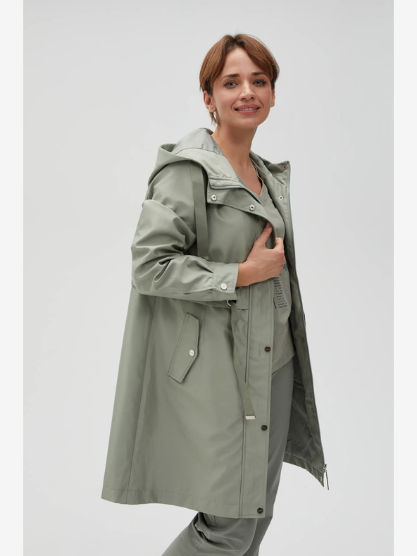 Moodo Jachetă de damă verde deschis Moodo