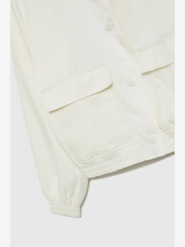 Moodo Jachetă albă de damă Moodo