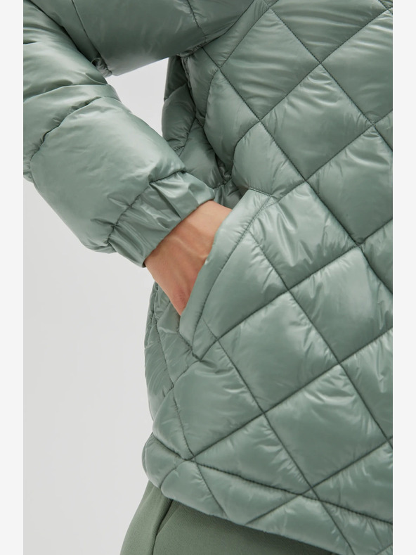 Moodo Jachetă matlasată verde de damă Moodo