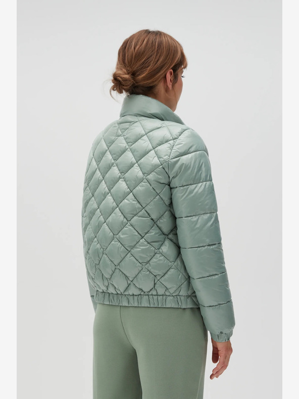 Moodo Jachetă matlasată verde de damă Moodo