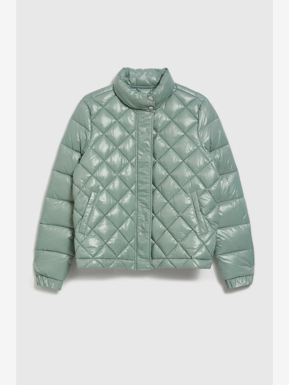 Moodo Jachetă matlasată verde de damă Moodo