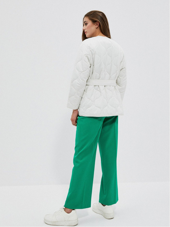 Moodo Jachetă matlasată albă de damă Moodo