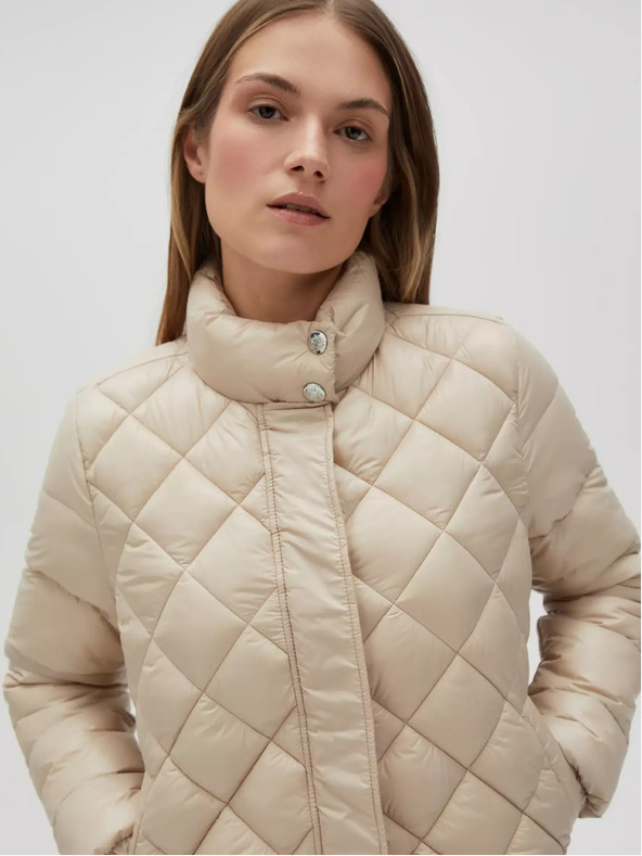 Moodo Jachetă matlasată de damă bej Moodo