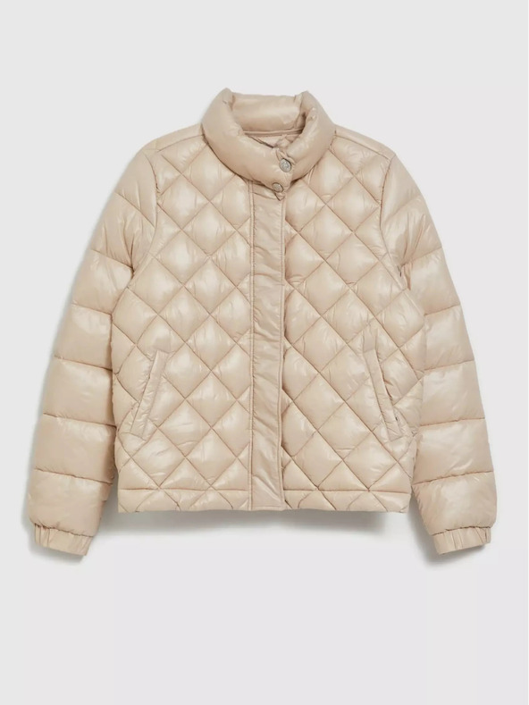 Moodo Jachetă matlasată de damă bej Moodo