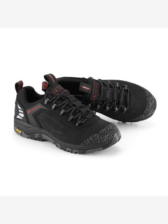 ALPINE PRO Pantofi de exterior cu membrană ptx ALPINE PRO SPIDERE negru