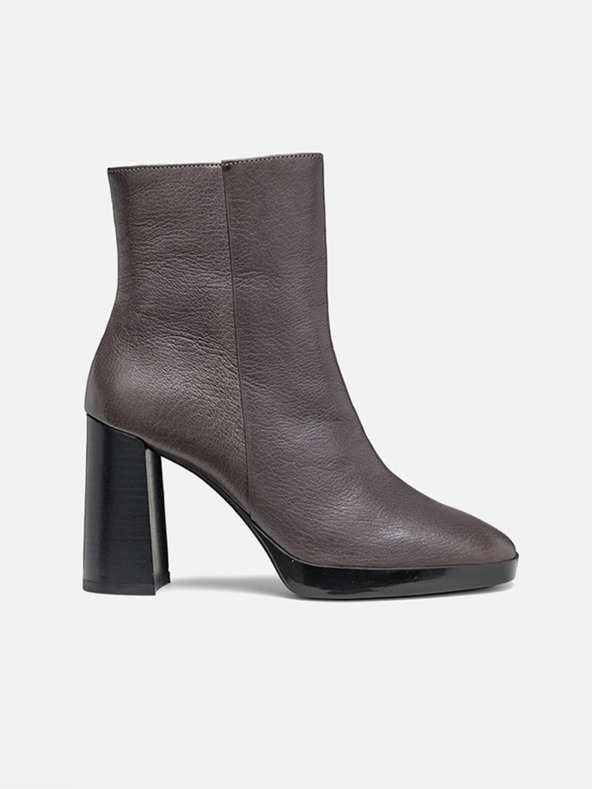 Geox Gri închis Ghete de gleznă pentru femei Geox Teulada