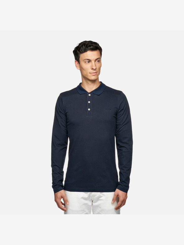 Geox Tricou Geox albastru închis pentru bărbați