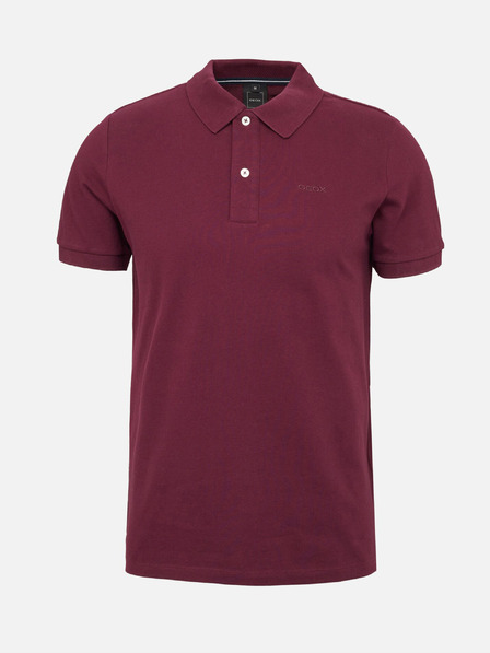 Geox Tricou polo bordeaux pentru bărbați Geox