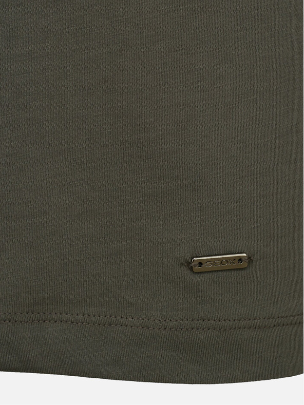 Geox Tricou Geox kaki pentru bărbați