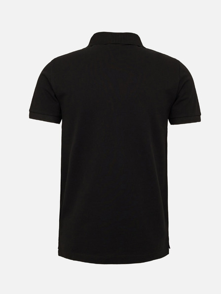 Geox Tricou polo negru pentru bărbați Geox