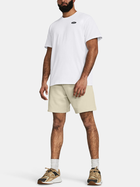 Under Armour Tricou Under Armour UA HW LC PATCH SS-WHT pentru bărbați