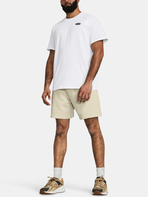 Under Armour Tricou Under Armour UA HW LC PATCH SS-WHT pentru bărbați