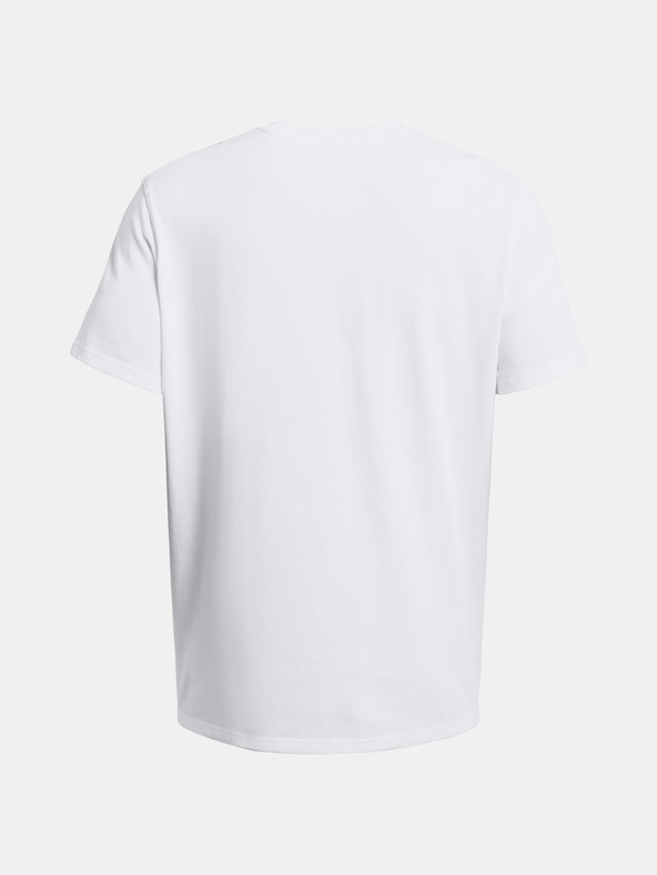 Under Armour Tricou Under Armour UA HW LC PATCH SS-WHT pentru bărbați