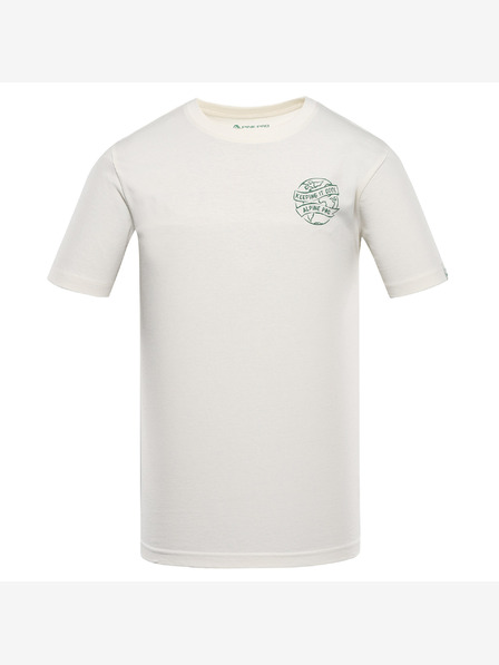 ALPINE PRO Tricou bărbătesc din bumbac organic ALPINE PRO TERMESA 2 varianta creme pb
