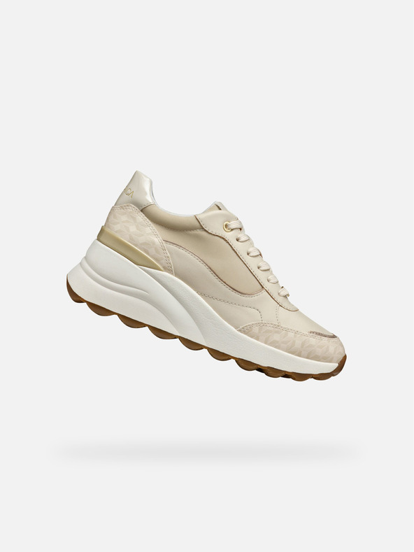 Geox Adidași Geox Spherica EC13 crem, damă