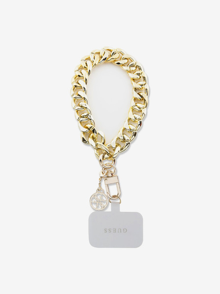Guess Univerzální Popruh na Ruku 4G Charm Gold Carcasa de telefon