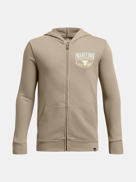 Under Armour Under Armour Pjt Rck Boys LS FZ HD Q1-BRN