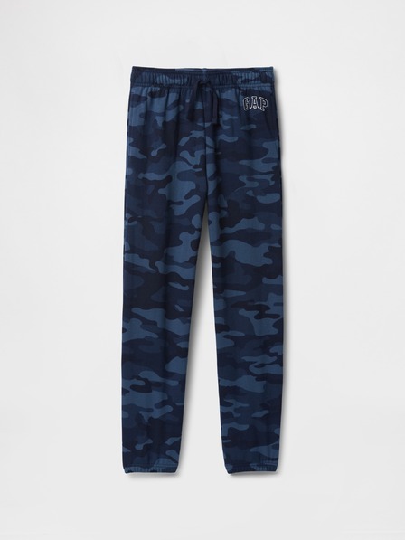 GAP Pantaloni de trening fleece logo army pentru copii GAP