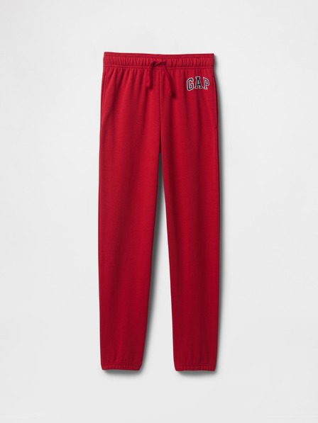 GAP Pantaloni de trening fleece logo army pentru copii GAP