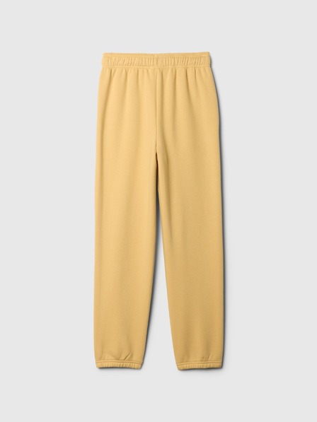 GAP Pantaloni de trening fleece logo army pentru copii GAP
