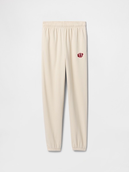 GAP Pantaloni de trening fleece logo army pentru copii GAP