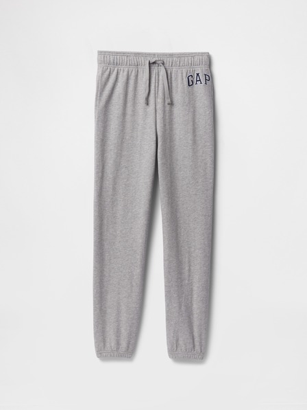 GAP Pantaloni de trening fleece logo army pentru copii GAP