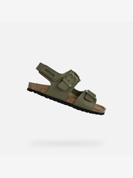 Geox Sandale Geox Ghita kaki pentru băieți