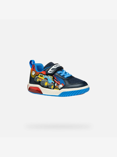 Geox Negru albastru băieți Geox Inek Trainers