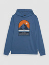 4F Sweatshirt cu glugă 4F pentru băieți - albastru
