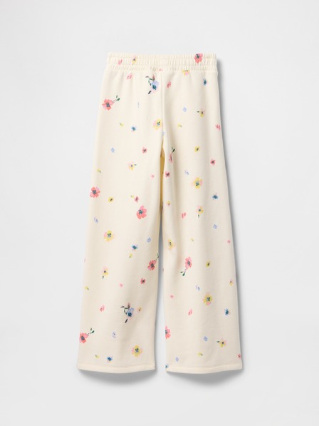 GAP Pantaloni de trening fleece logo army pentru copii GAP